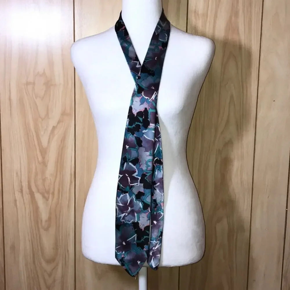 Geoffrey Beene Vintage Classic Floral Necktie